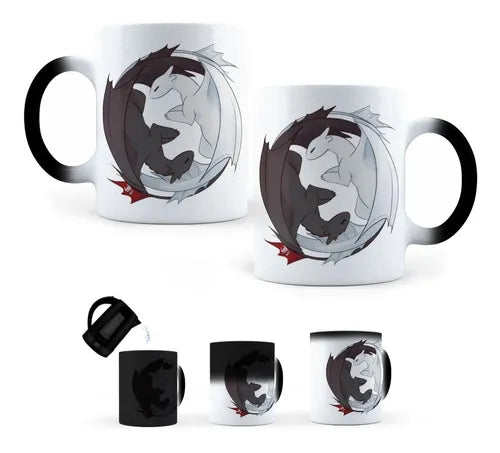 Taza Mágica Furia Luminosa Y Furia Nocturna