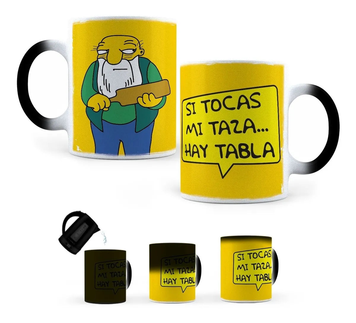 Taza Mágica Si Tocas Mi Taza Hay Tabla | Jasper