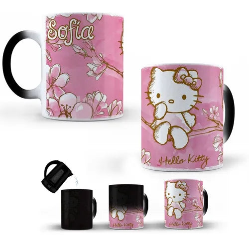 Taza Mágica Hello Kitty Personalizada