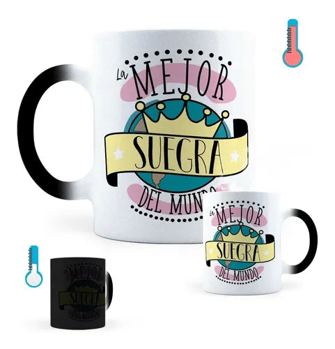 Taza Mágica La Mejor Suegra Del Mundo