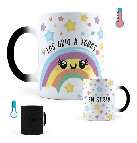 Taza Mágica Los Odio A Todos