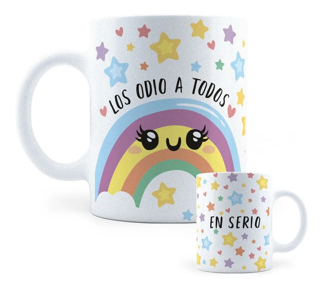 Taza Los Odio A Todos - Es En Serio