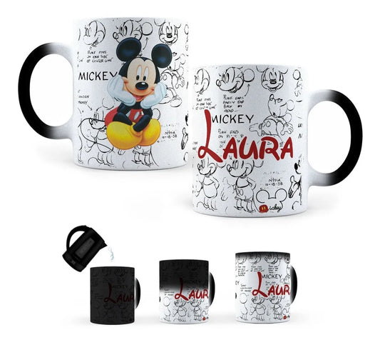 Taza Mágica Mickey Mouse Personalizada