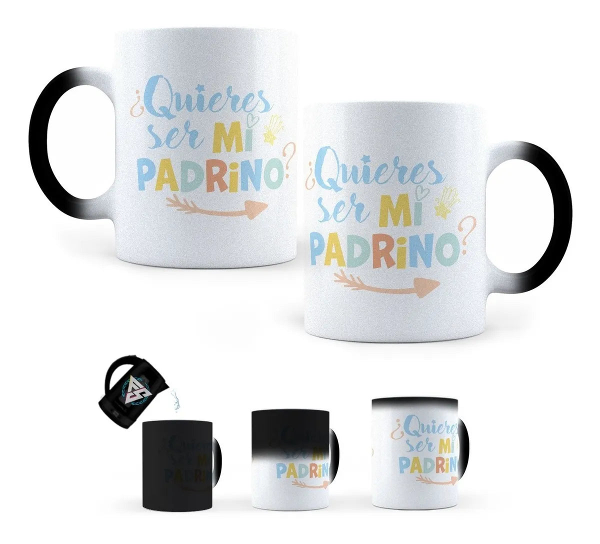 Taza Mágica Quieres Ser Mi Padrino