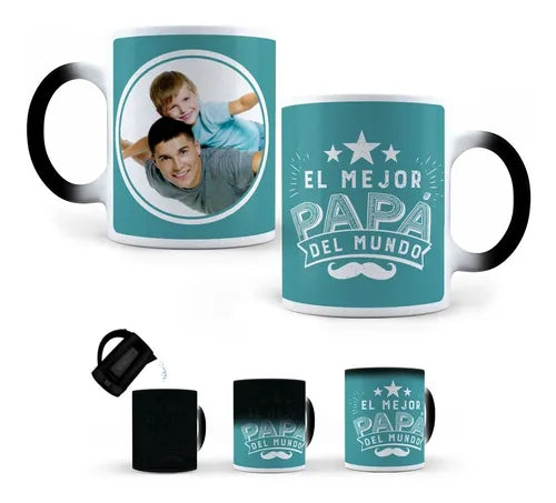 Taza Mágica Personalizada Para Papá