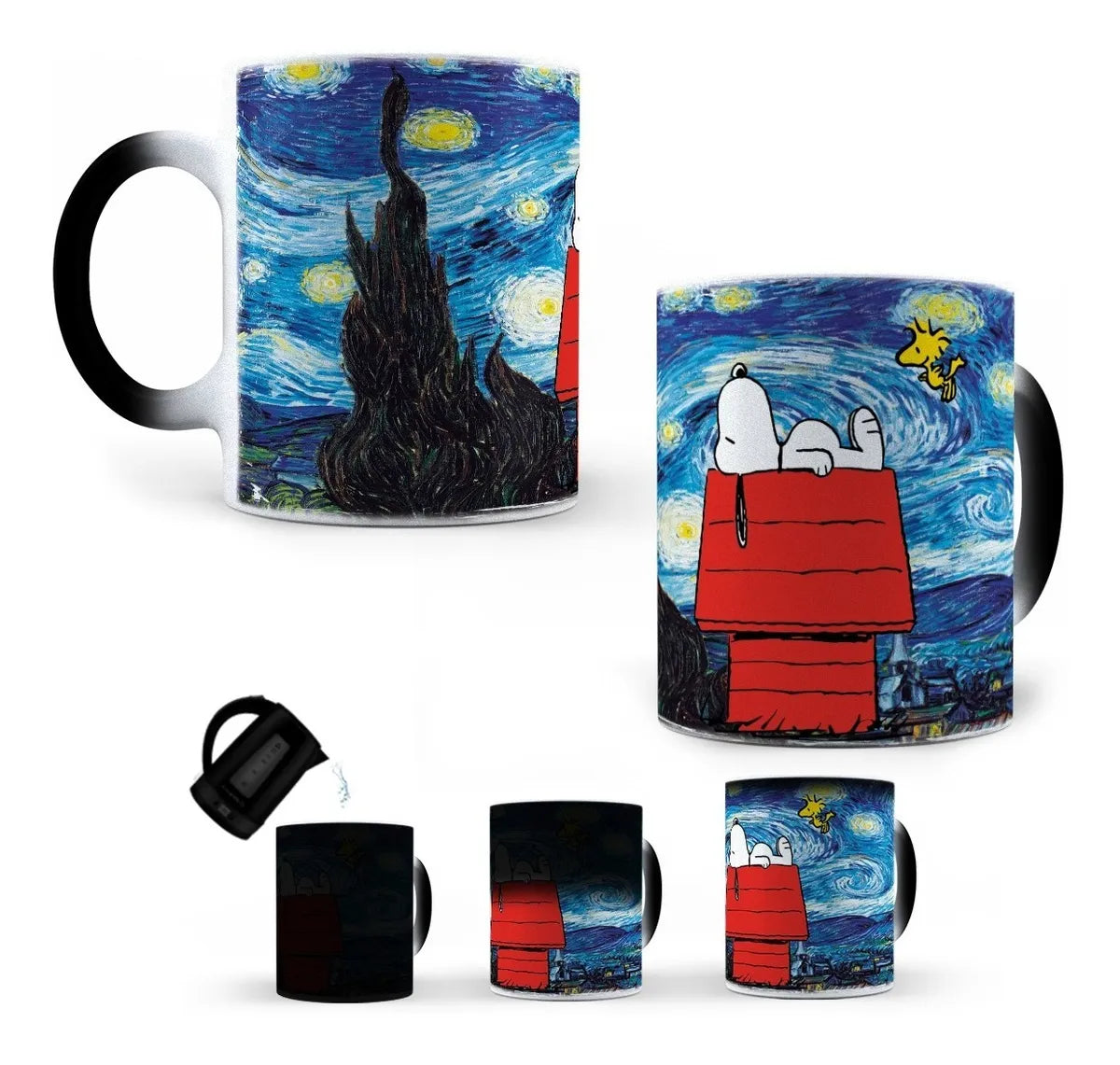 Taza Mágica Snoopy - Van Gogh