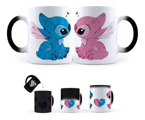 Taza Mágica Stitch / Novia Favorito 167 pesos con 99 centavos